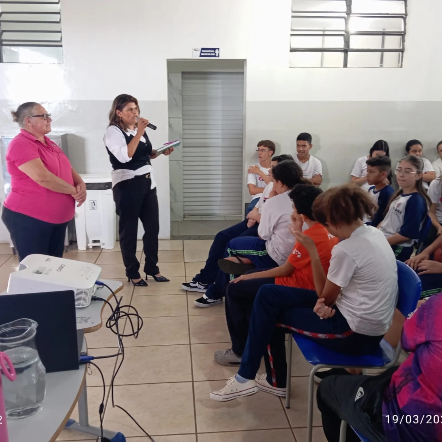Palestra no Colégio Estadual Dr. Rebouças - Rio Bom